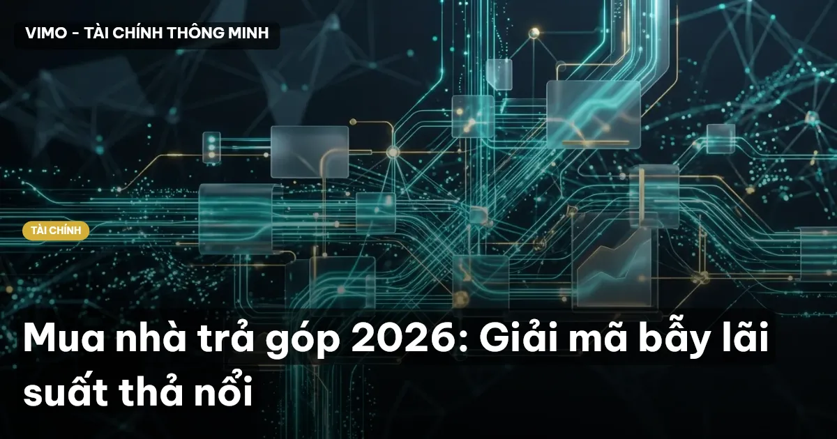 Mua nhà trả góp 2026: Giải mã bẫy lãi suất thả nổi