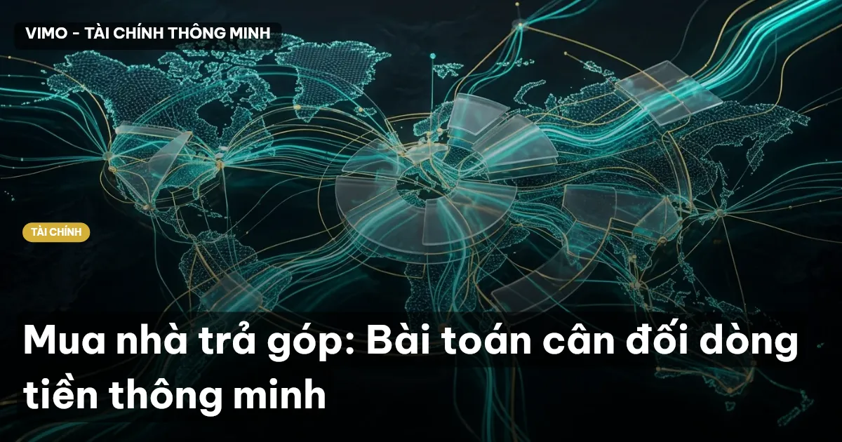 Mua nhà trả góp: Bài toán cân đối dòng tiền thông minh
