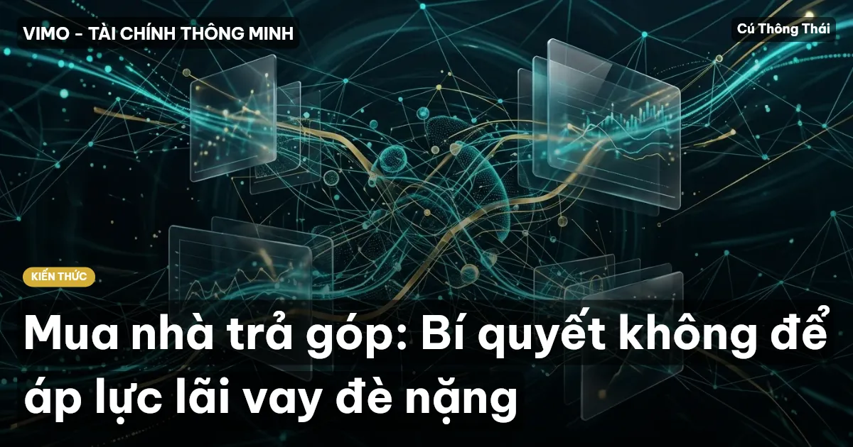 Mua nhà trả góp: Bí quyết không để áp lực lãi vay đè nặng