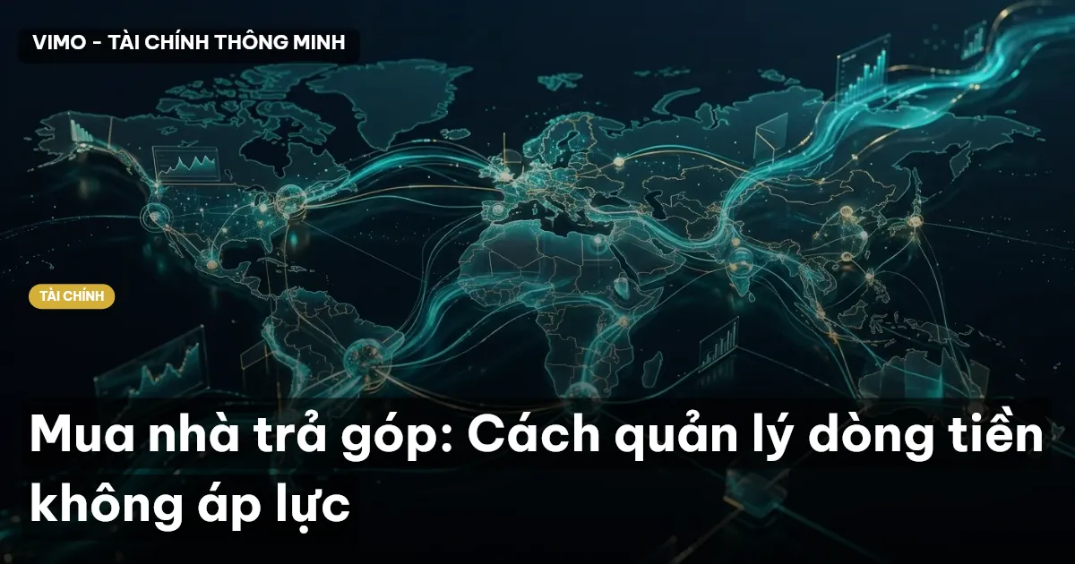 Mua nhà trả góp: Cách quản lý dòng tiền không áp lực