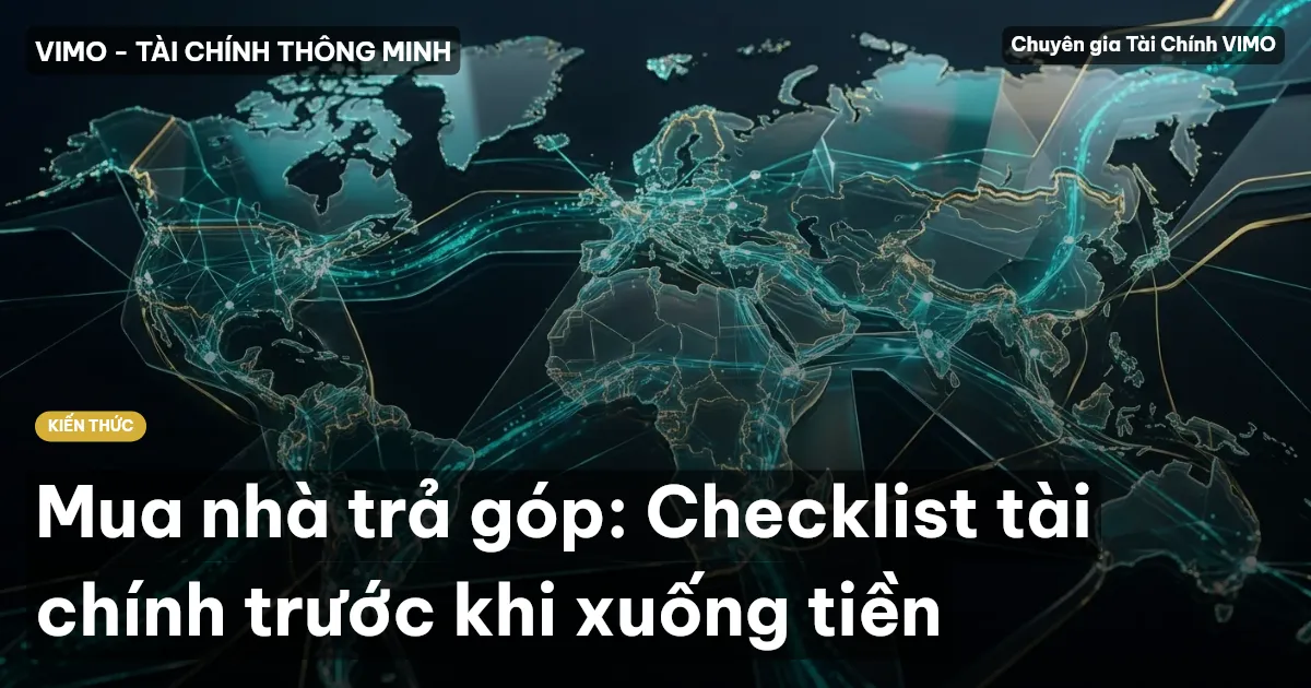 Mua nhà trả góp: Checklist tài chính trước khi xuống tiền