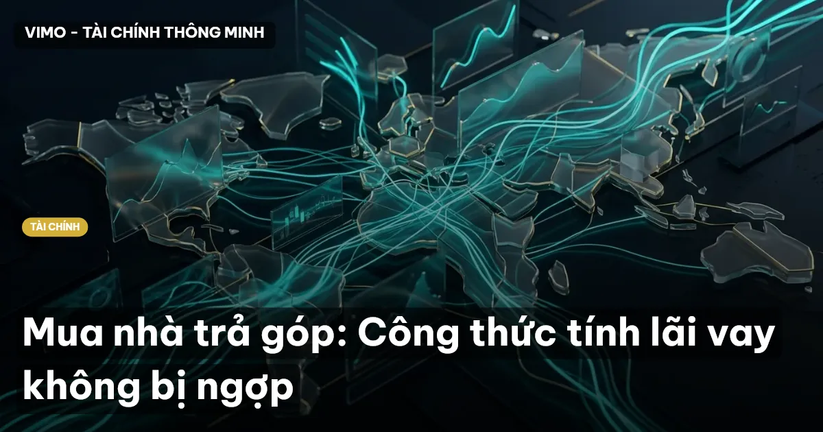 Mua nhà trả góp: Công thức tính lãi vay không bị ngợp