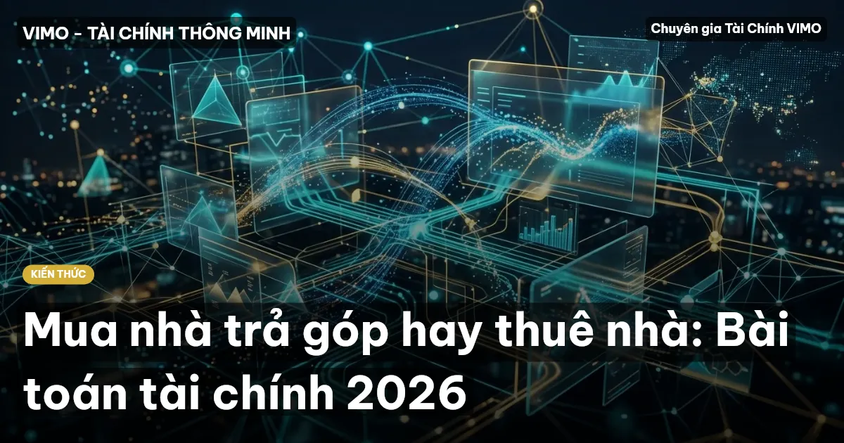 Mua nhà trả góp hay thuê nhà: Bài toán tài chính 2026