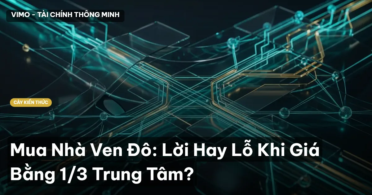 Mua Nhà Ven Đô: Lời Hay Lỗ Khi Giá Bằng 1/3 Trung Tâm?