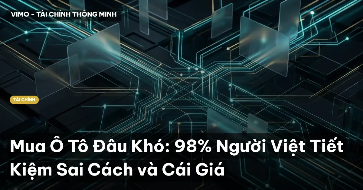 tiết kiệm mua ô tô
