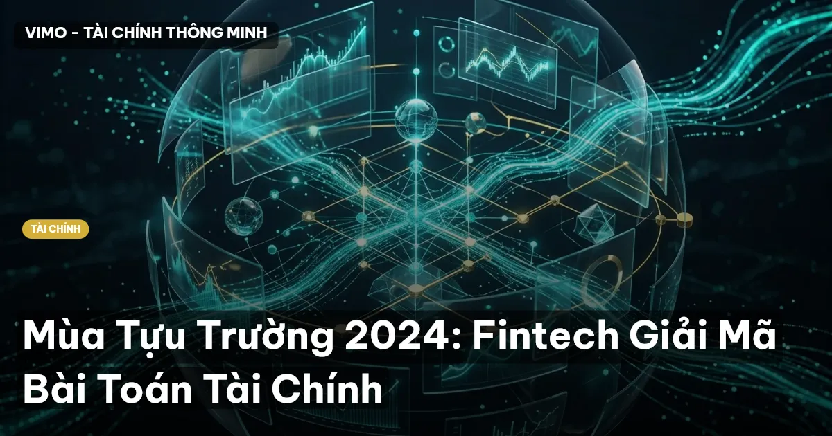 Mùa Tựu Trường 2024: Fintech Giải Mã Bài Toán Tài Chính