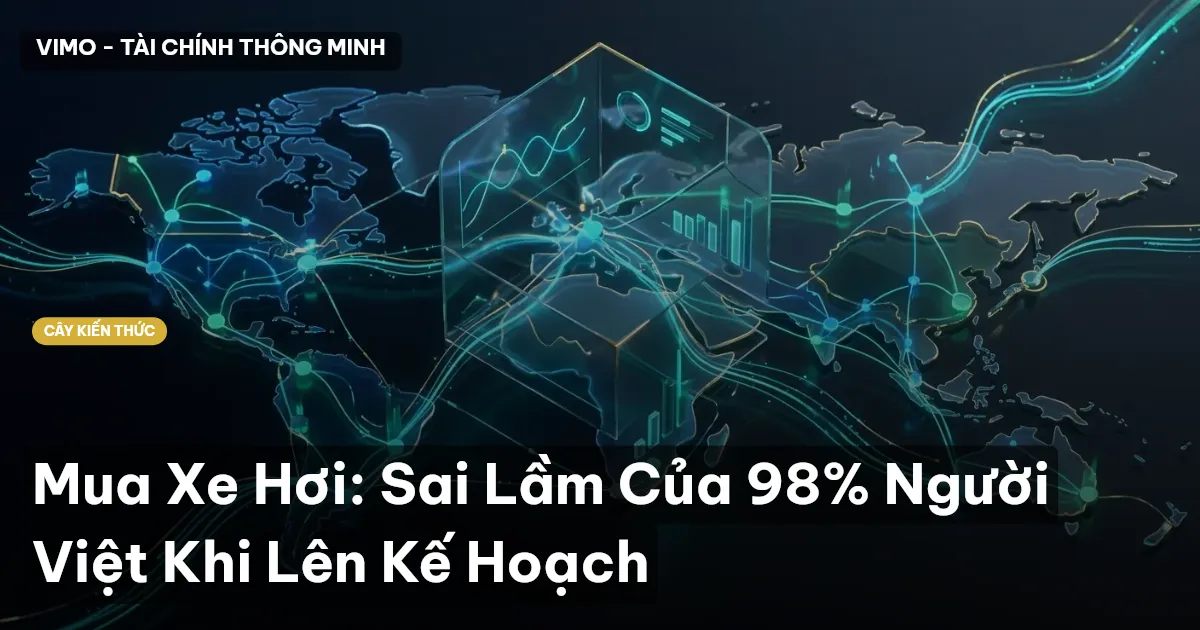 Mua Xe Hơi: Sai Lầm Của 98% Người Việt Khi Lên Kế Hoạch