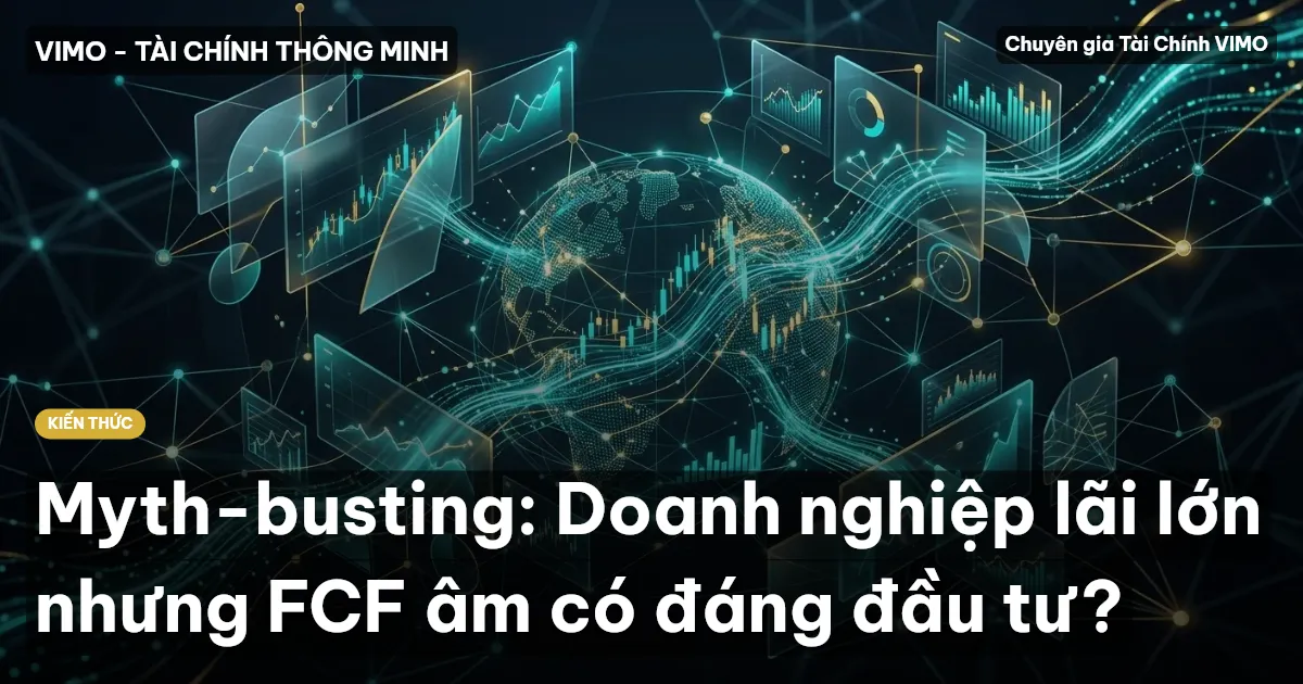 Myth-busting: Doanh nghiệp lãi lớn nhưng FCF âm có đáng đầu tư?