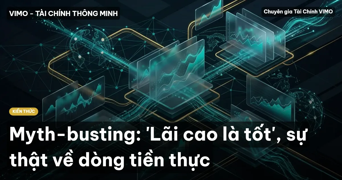 Myth-busting: 'Lãi cao là tốt', sự thật về dòng tiền thực