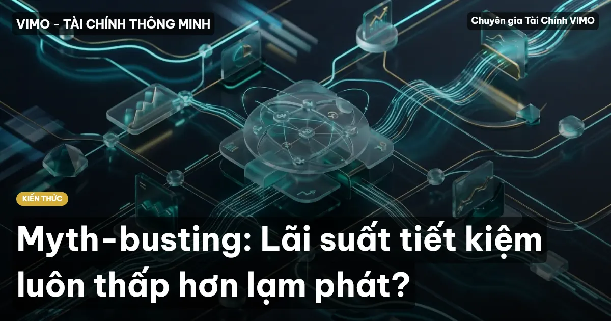 Myth-busting: Lãi suất tiết kiệm luôn thấp hơn lạm phát?