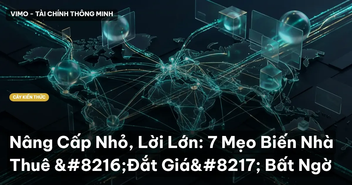 Nâng Cấp Nhỏ, Lời Lớn: 7 Mẹo Biến Nhà Thuê ‘Đắt Giá’ Bất Ngờ
