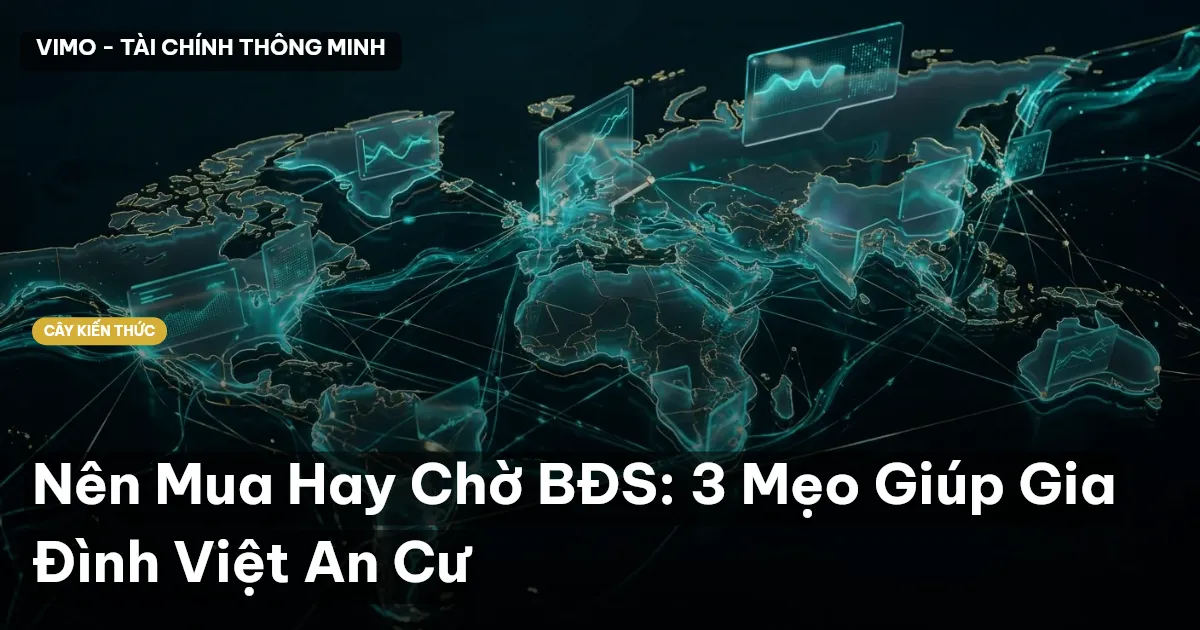 Nên Mua Hay Chờ BĐS: 3 Mẹo Giúp Gia Đình Việt An Cư