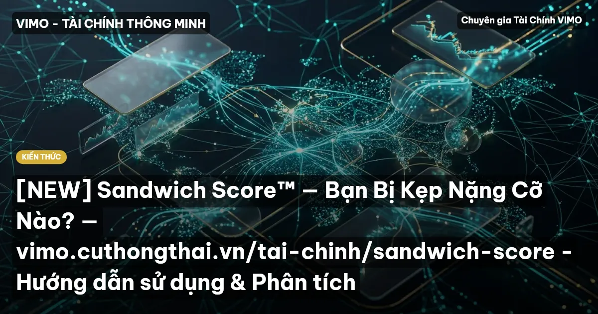 [NEW] Sandwich Score™ — Bạn Bị Kẹp Nặng Cỡ Nào? — vimo.cuthongthai.vn/tai-chinh/sandwich-score - Hướng dẫn sử dụng & Phân tích