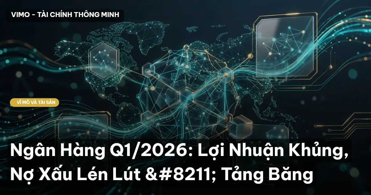 Ngân Hàng Q1/2026: Lợi Nhuận Khủng, Nợ Xấu Lén Lút – Tảng Băng
