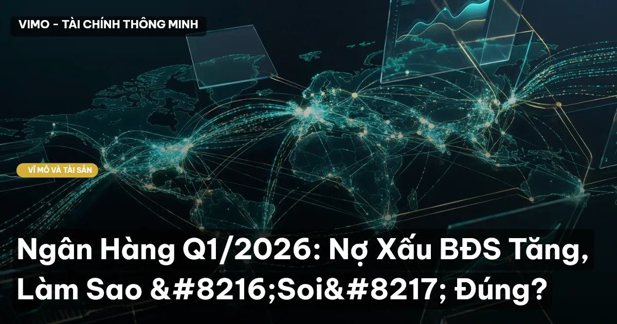 Ngân Hàng Q1/2026: Nợ Xấu BĐS Tăng, Làm Sao 'Soi' Đúng?
