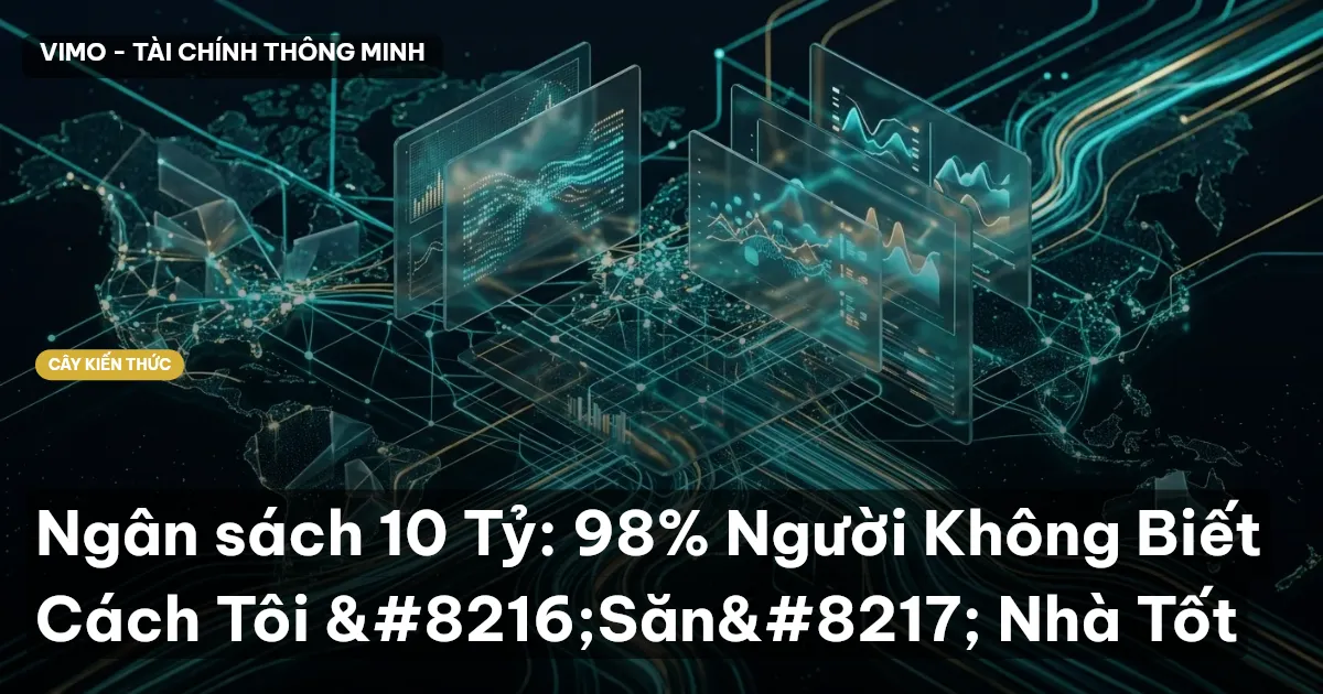 Ngân sách 10 Tỷ: 98% Người Không Biết Cách Tôi ‘Săn’ Nhà Tốt