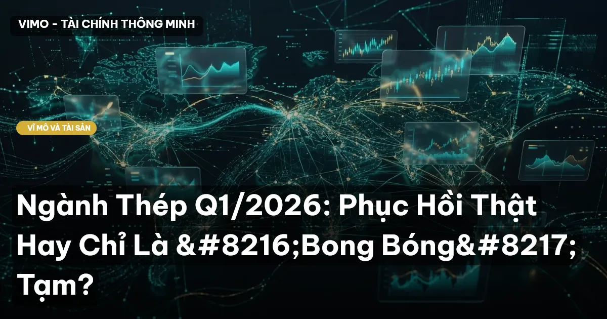 Ngành Thép Q1/2026: Phục Hồi Thật Hay Chỉ Là ‘Bong Bóng’ Tạm?