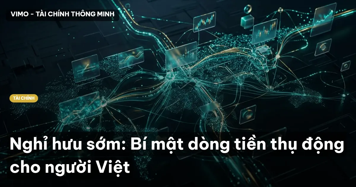 Nghỉ hưu sớm: Bí mật dòng tiền thụ động cho người Việt