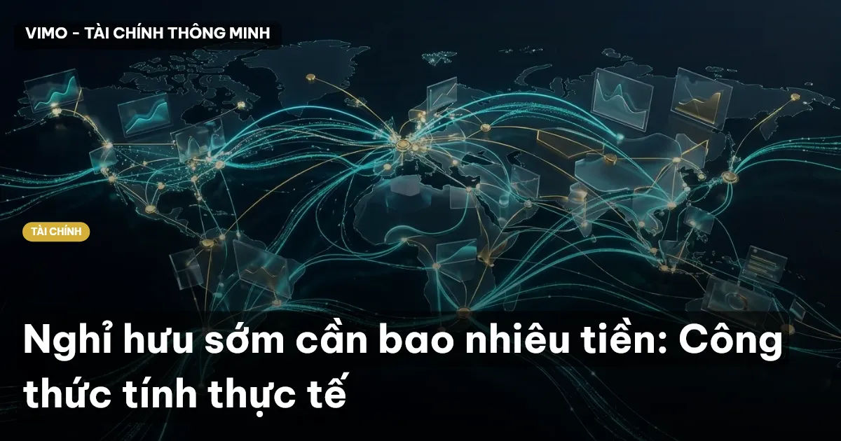 Nghỉ hưu sớm cần bao nhiêu tiền: Công thức tính thực tế