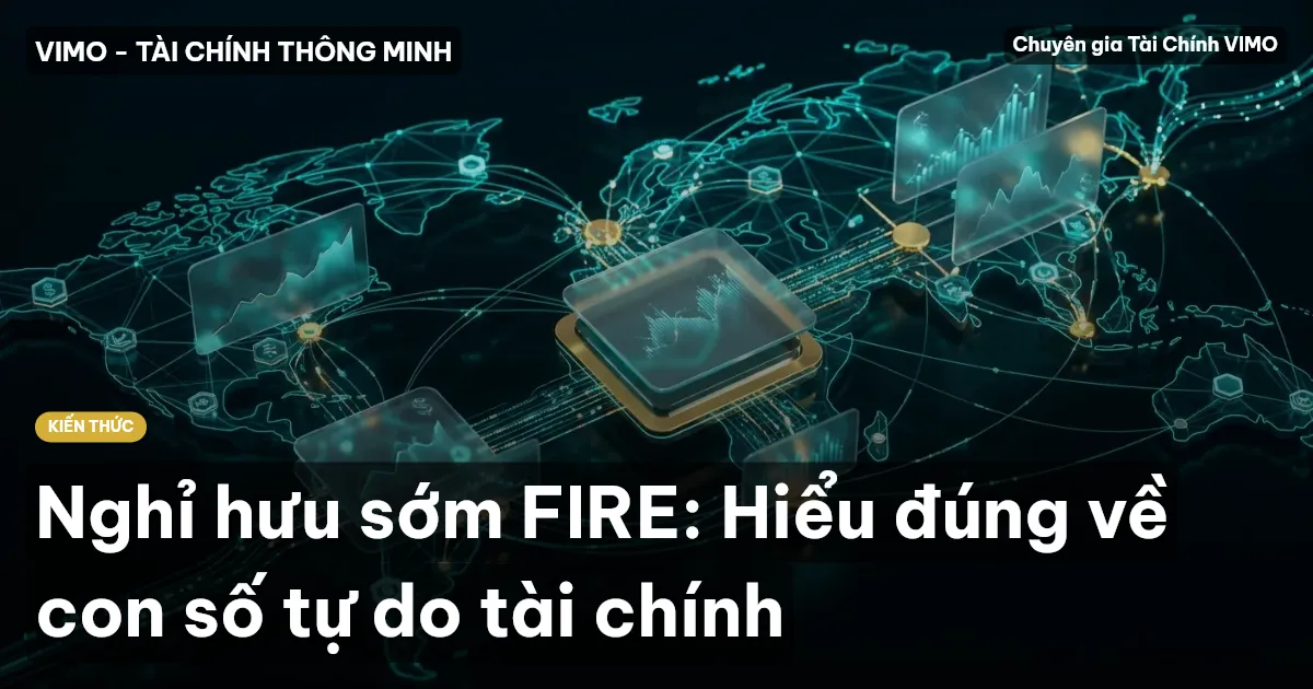 Nghỉ hưu sớm FIRE: Hiểu đúng về con số tự do tài chính