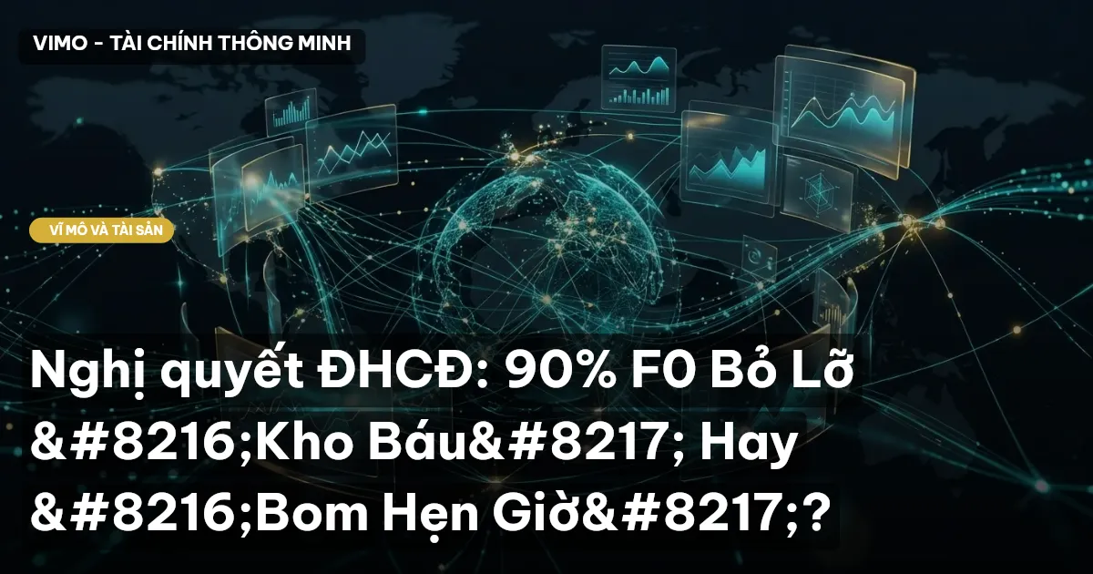 Nghị quyết ĐHCĐ: 90% F0 Bỏ Lỡ ‘Kho Báu’ Hay ‘Bom Hẹn Giờ’?