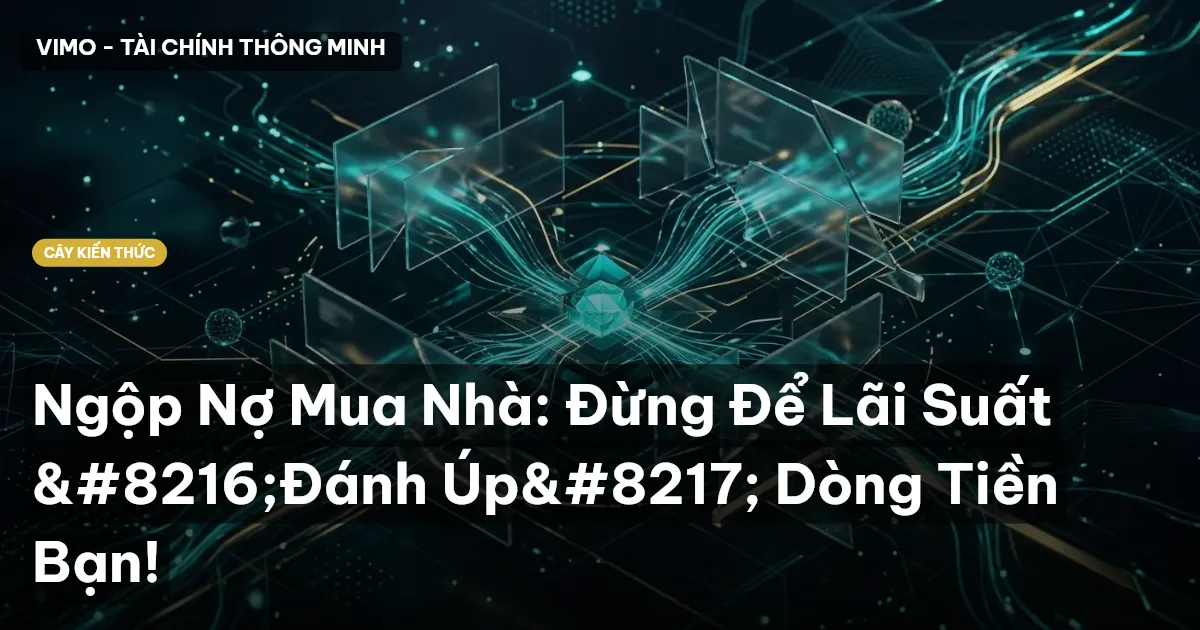 Ngộp Nợ Mua Nhà: Đừng Để Lãi Suất ‘Đánh Úp’ Dòng Tiền Bạn!