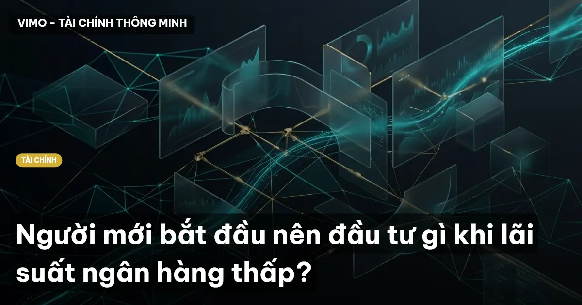 Người mới bắt đầu nên đầu tư gì khi lãi suất ngân hàng thấp?
