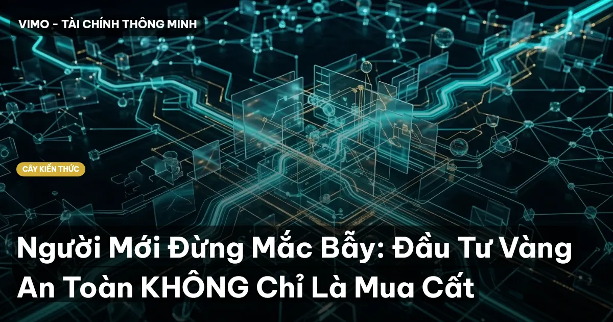 Người Mới Đừng Mắc Bẫy: Đầu Tư Vàng An Toàn KHÔNG Chỉ Là Mua Cất