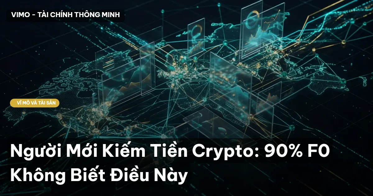 Người Mới Kiếm Tiền Crypto: 90% F0 Không Biết Điều Này