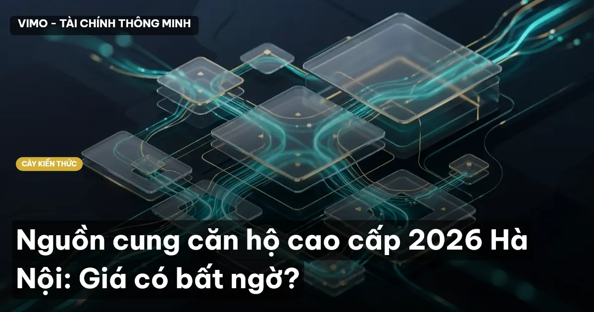 Nguồn cung căn hộ cao cấp 2026 Hà Nội: Giá có bất ngờ?