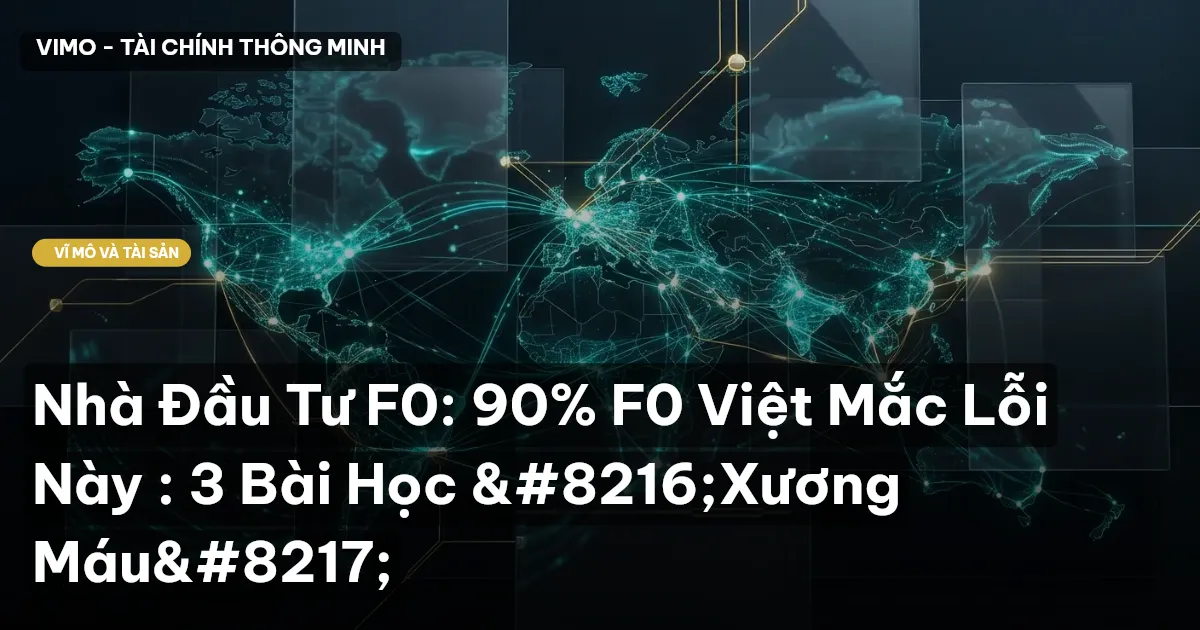 Nhà Đầu Tư F0: 90% F0 Việt Mắc Lỗi Này : 3 Bài Học ‘Xương Máu’