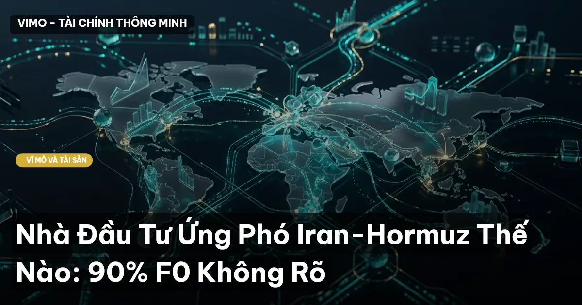Nhà Đầu Tư Ứng Phó Iran-Hormuz Thế Nào: 90% F0 Không Rõ