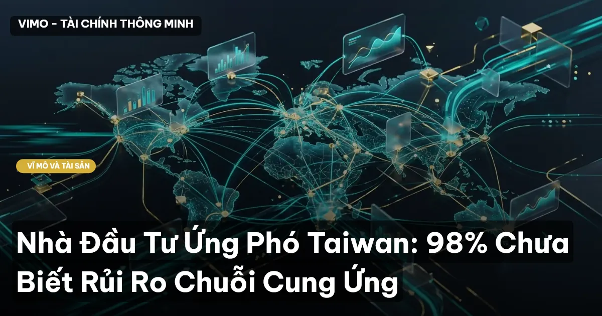 Nhà Đầu Tư Ứng Phó Taiwan: 98% Chưa Biết Rủi Ro Chuỗi Cung Ứng