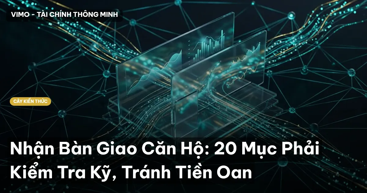 Nhận Bàn Giao Căn Hộ: 20 Mục Phải Kiểm Tra Kỹ, Tránh Tiền Oan