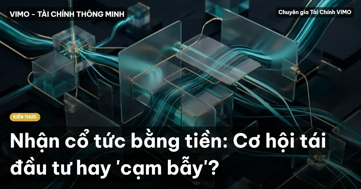Nhận cổ tức bằng tiền: Cơ hội tái đầu tư hay 'cạm bẫy'?