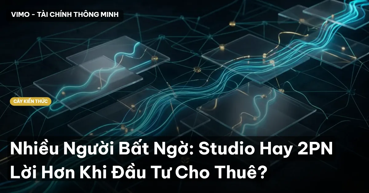 Nhiều Người Bất Ngờ: Studio Hay 2PN Lời Hơn Khi Đầu Tư Cho Thuê?