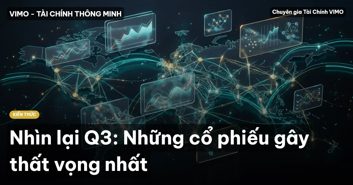 Nhìn lại Q3: Những cổ phiếu gây thất vọng nhất