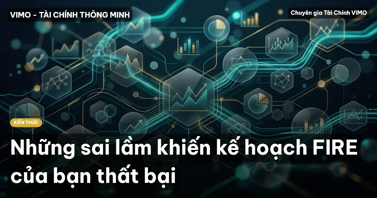 Những sai lầm khiến kế hoạch FIRE của bạn thất bại