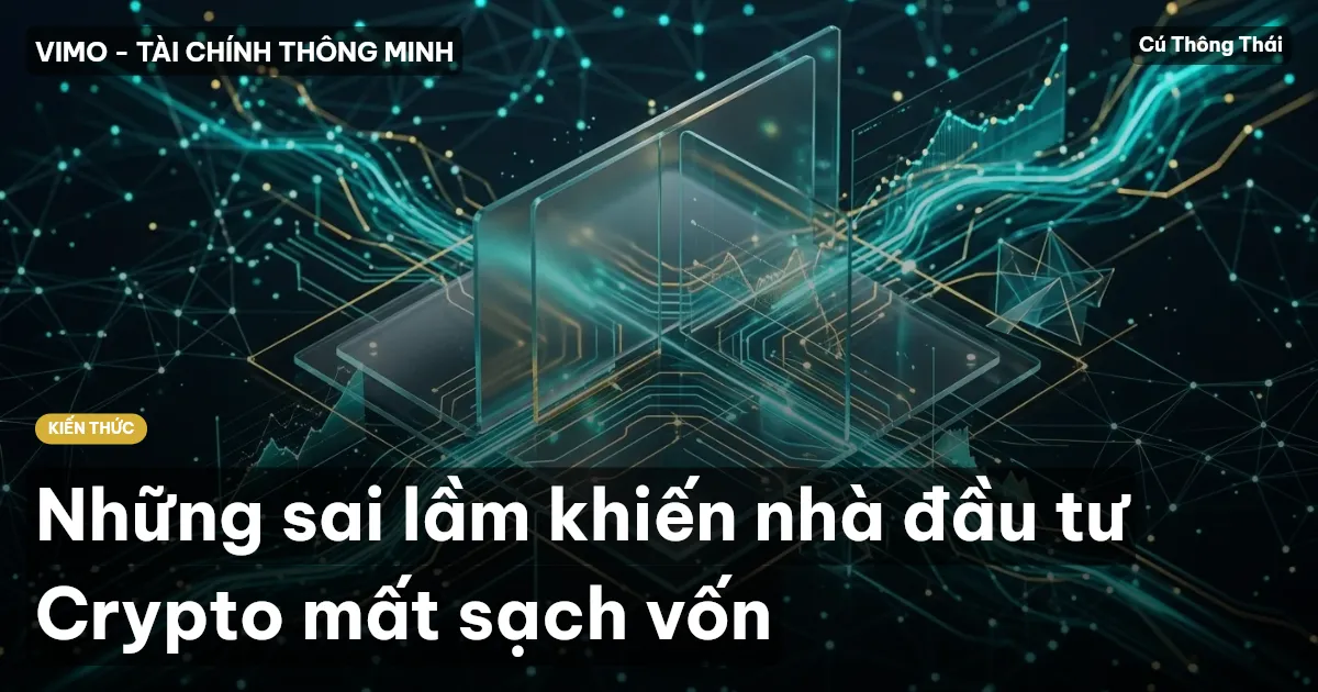 Những sai lầm khiến nhà đầu tư Crypto mất sạch vốn