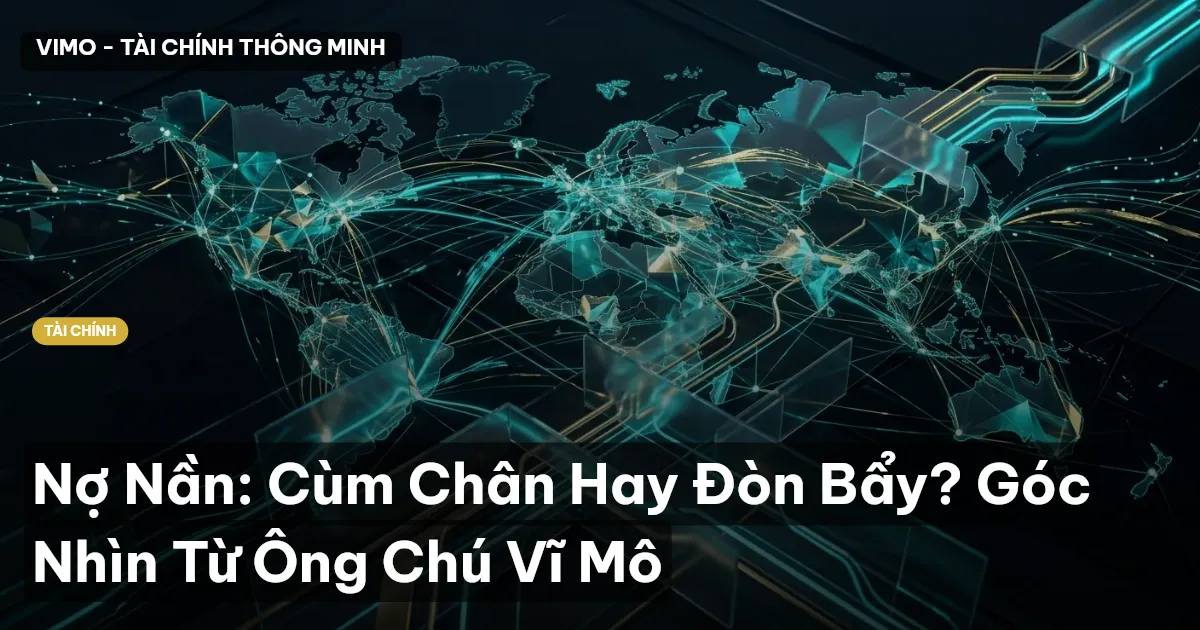 Nợ Nần: Cùm Chân Hay Đòn Bẩy? Góc Nhìn Từ Ông Chú Vĩ Mô