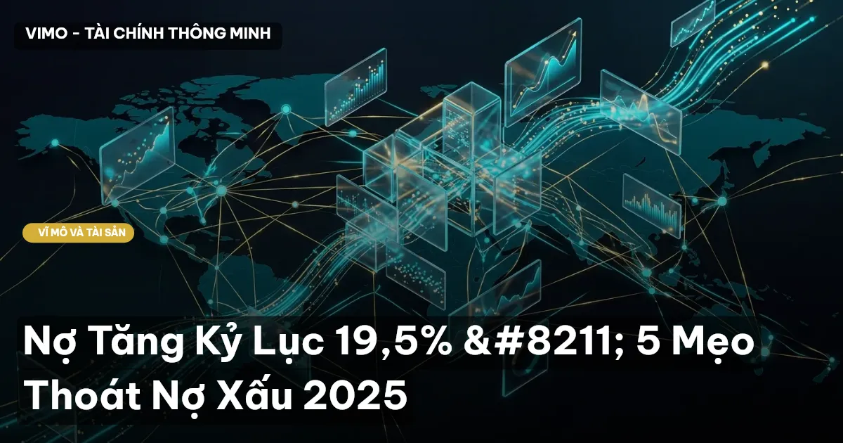 Nợ Tăng Kỷ Lục 19,5% – 5 Mẹo Thoát Nợ Xấu 2025