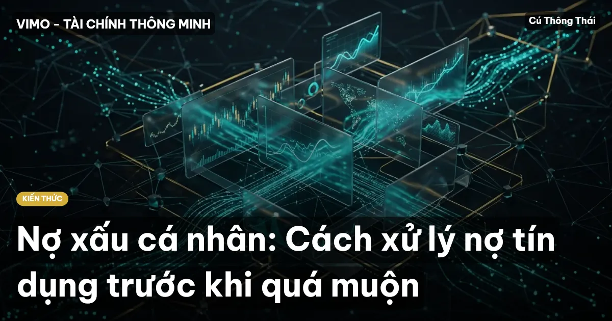 Nợ xấu cá nhân: Cách xử lý nợ tín dụng trước khi quá muộn