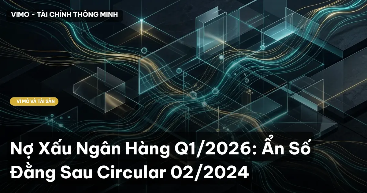 Nợ Xấu Ngân Hàng Q1/2026: Ẩn Số Đằng Sau Circular 02/2024