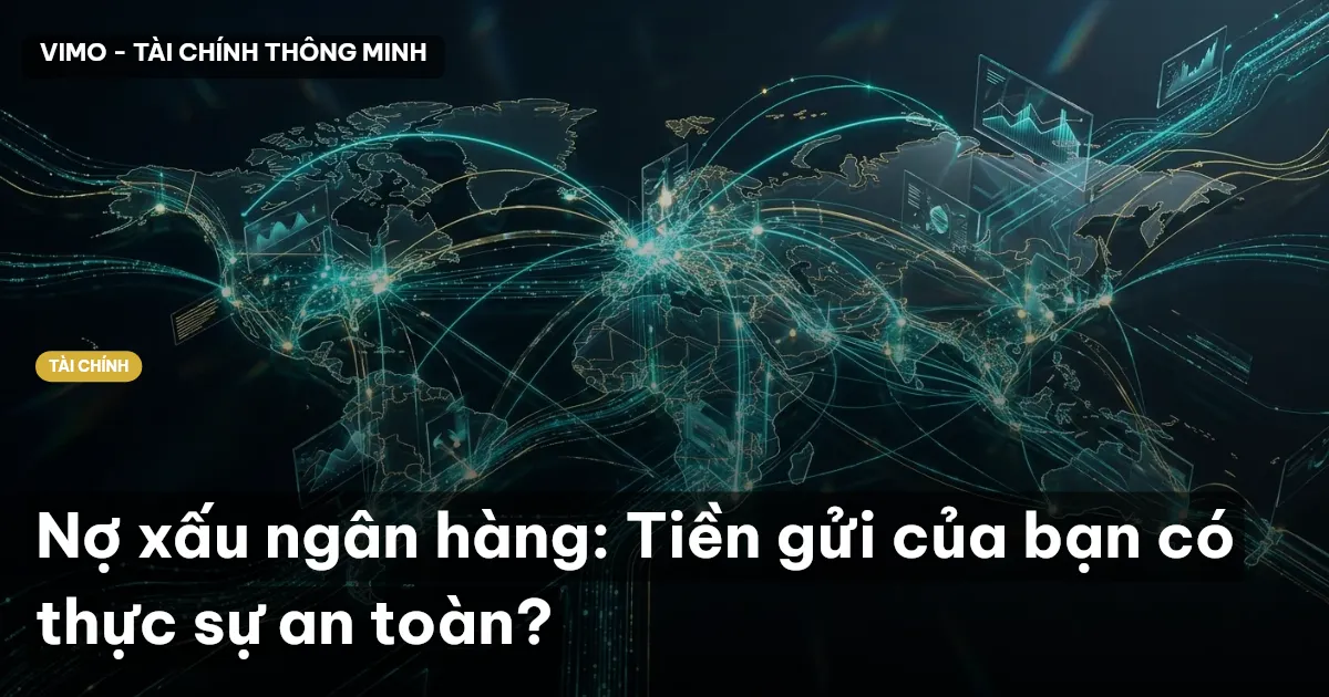 Nợ xấu ngân hàng: Tiền gửi của bạn có thực sự an toàn?
