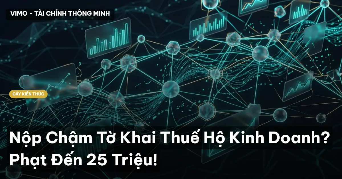 Nộp Chậm Tờ Khai Thuế Hộ Kinh Doanh? Phạt Đến 25 Triệu!