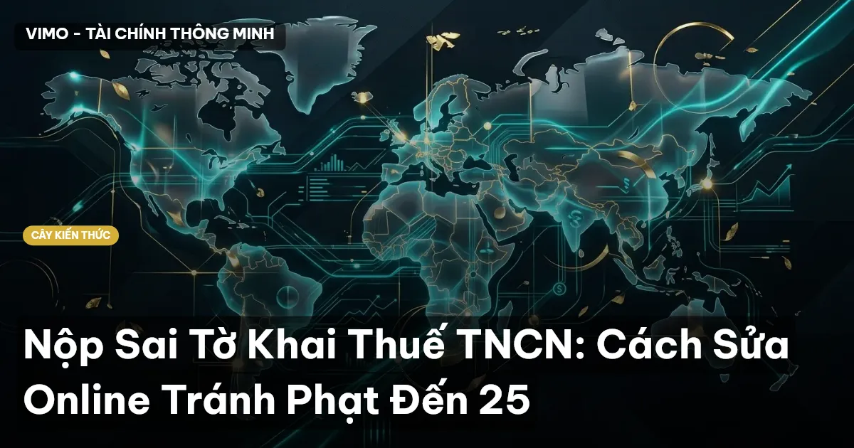 Nộp Sai Tờ Khai Thuế TNCN: Cách Sửa Online Tránh Phạt Đến 25