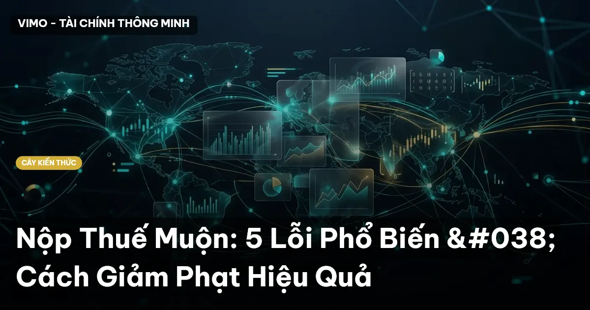 Nộp Thuế Muộn: 5 Lỗi Phổ Biến & Cách Giảm Phạt Hiệu Quả
