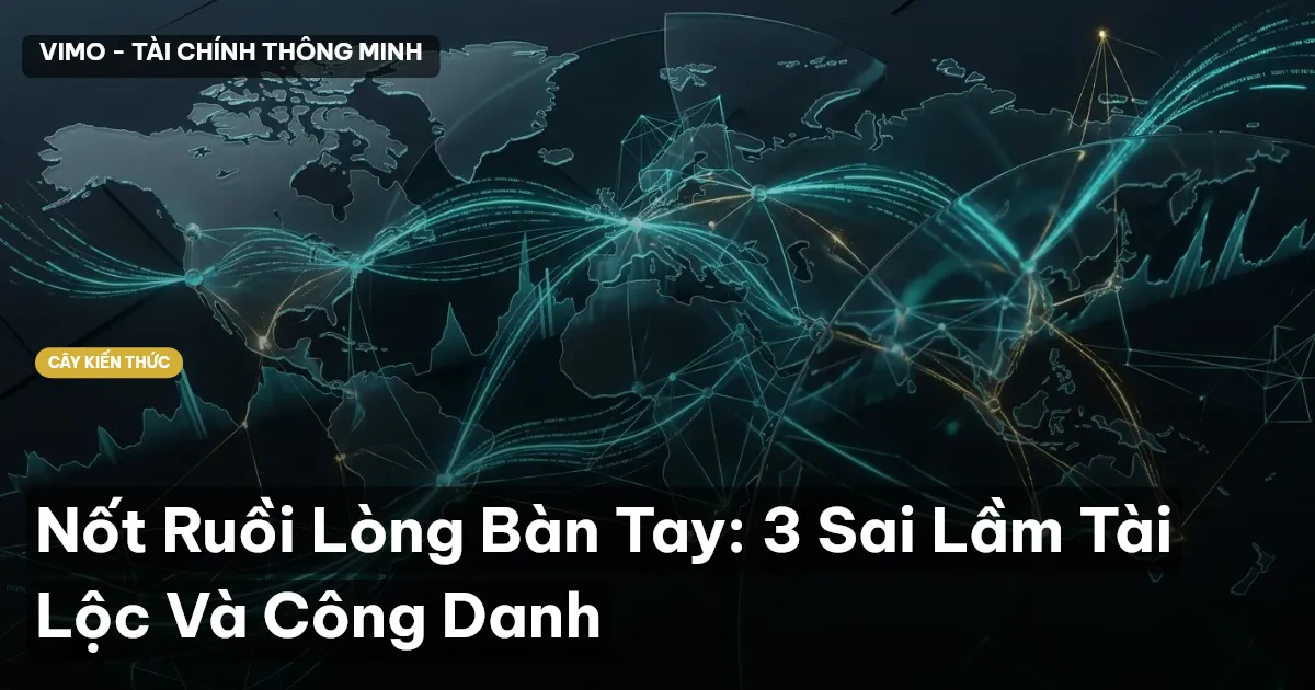 Nốt Ruồi Lòng Bàn Tay: 3 Sai Lầm Tài Lộc Và Công Danh