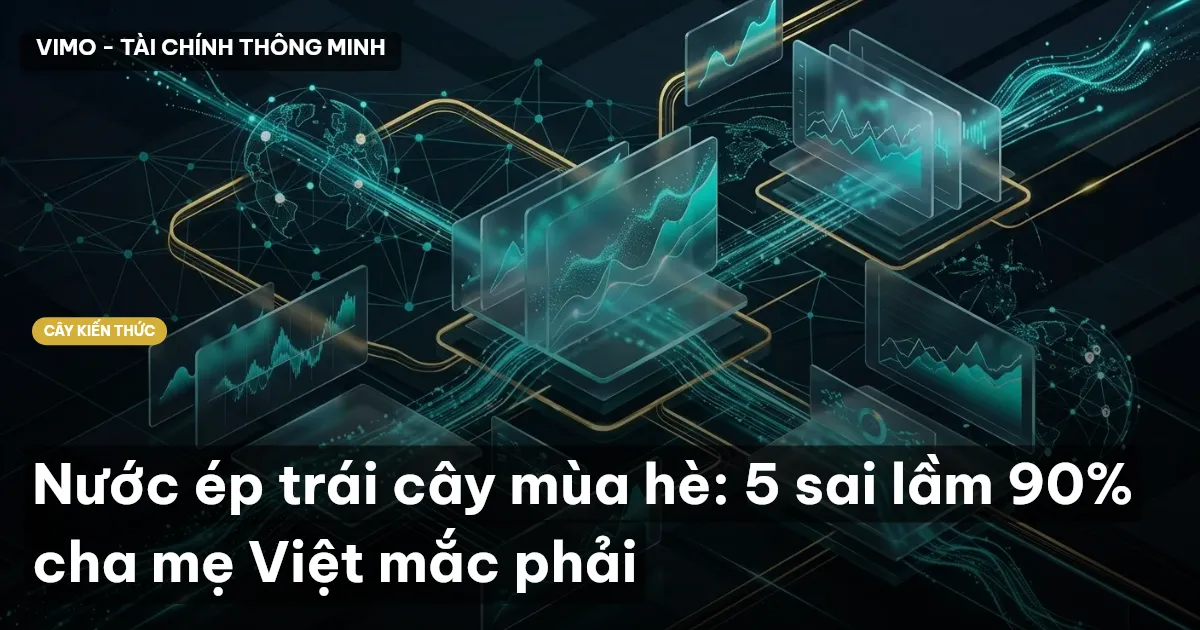 Nước ép trái cây mùa hè: 5 sai lầm 90% cha mẹ Việt mắc phải
