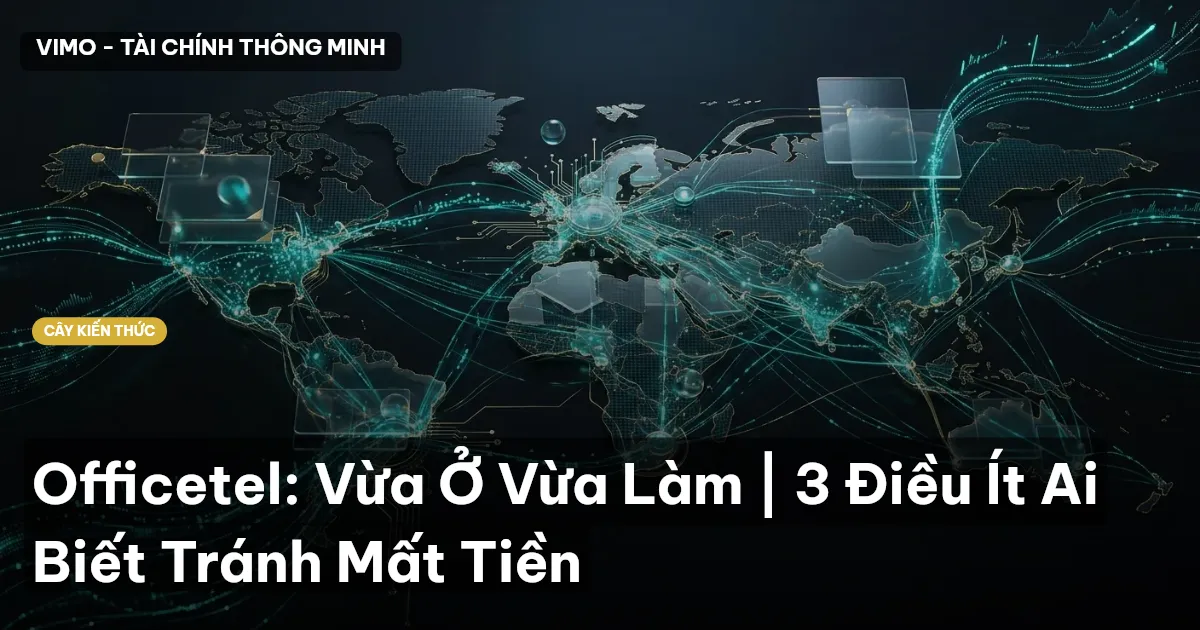 Officetel: Vừa Ở Vừa Làm | 3 Điều Ít Ai Biết Tránh Mất Tiền